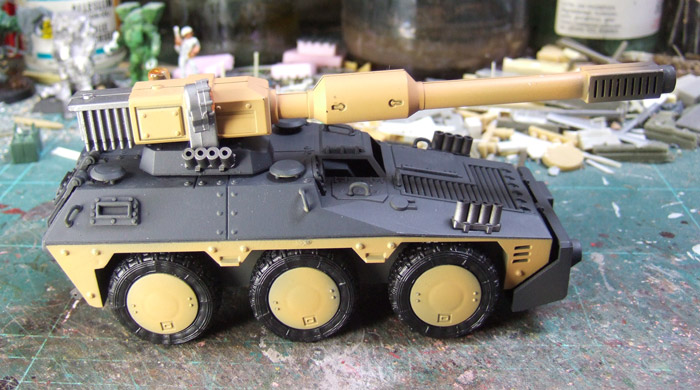 Heavy Battletank with balanced gun