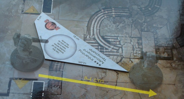 Example of second step in moving a model