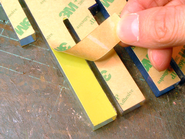 Remove the backing paper