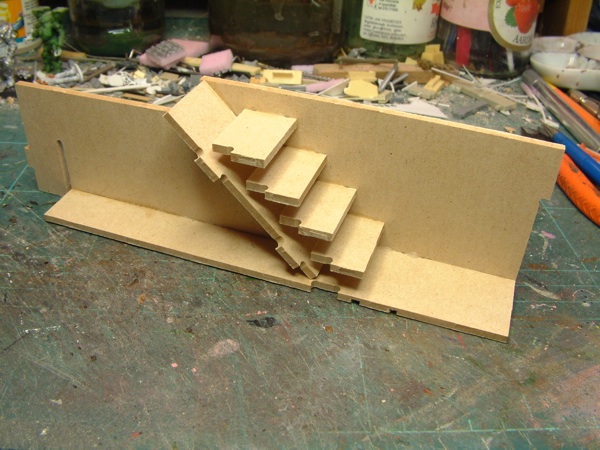 Stairs built in mirror images