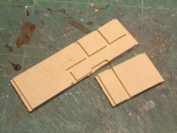 Center section, cut into two pieces